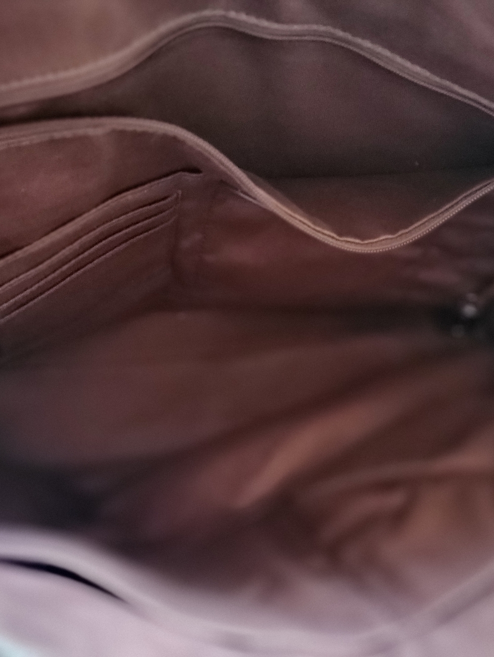 Fossil Leather Y2K Sydney Shopper Tote Carmel Brown Shoulder Bag Large Classic - Picture 5 of 7